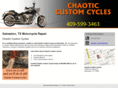 chaoticcustomcyclesgalveston.com