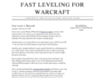 fastlevelwarcraft.com