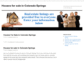 housesforsaleincoloradosprings.net