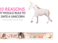 tenreasonsitwouldruletodateaunicorn.com