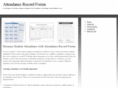 attendancerecordforms.com