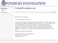 ponieckifoundation.org