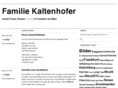 kaltenhofer.net