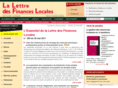 lalettredesfinanceslocales.com