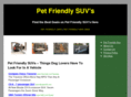 petfriendlysuv.com