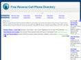 freereversecellphonedirectory.info