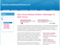 opensourcebackupsoftware.com