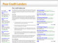 poor-credit-lenders.com