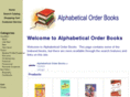 alphabeticalorderbooks.com