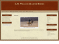 lmwilliamsquarterhorses.com