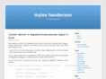 myleshenderson.com