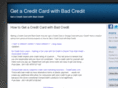 getacreditcardwithbadcredit.com