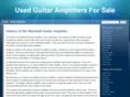 usedguitaramplifiersforsale.com