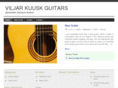 viljarkuuskguitars.com