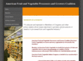 americanfruitandvegetable.org