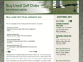 buyusedgolfclubs.org