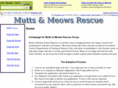 muttsandmeowsrescue.com