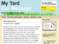 myyardourmessage.com