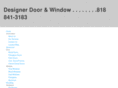 designerdoorandwindow.com