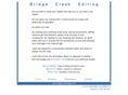 bridgecreekediting.com