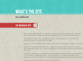 whatsthesite.com