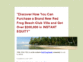 buymyredfrogbeachvilla.com
