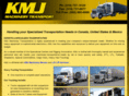 kmjmachinerytransportation.com