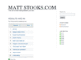 mattstooks.com