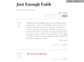 justenoughfaith.com