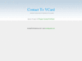 contacttovcard.com