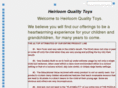 heirloomqualitytoys.com