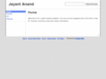 jayantanand.com