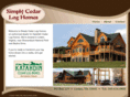 simplycedarlogs.com