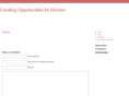 creatingopportunitiesforwomen.com