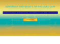 europeanuniversityofnaturallaw.com