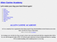 allencanineacademy.com