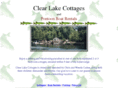 clearlakecottages.net