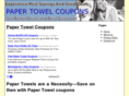 papertowelcoupons.org