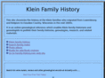 kleinhistory.com