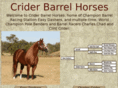 criderbarrelhorses.com