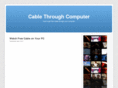 cablethroughcomputer.info
