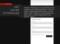 artmicropatronage.org