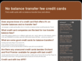 nobalancetransferfeecreditcards.net