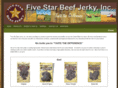 5starbeefjerky.com