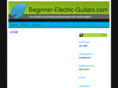 beginner-electric-guitars.com