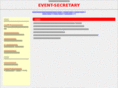 event-secretary.net