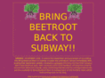 bringbeetrootback.com