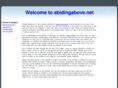 abidingabove.net