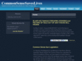 commonsensesaveslives.com