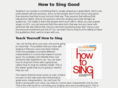 howtosinggood.net